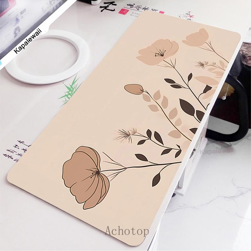 Gaming Mouse Pad Drawing Flower Extra Large Gamer Mousepad Computer Desk Mat XXL Maus Mat Rubber Keyboard Pads