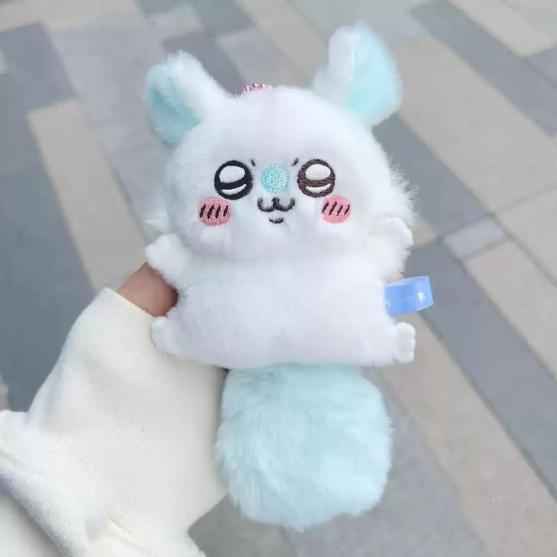 Bear Cute Plush Pendant With Peach Heart Flying Squirrel Design For Gift Girl