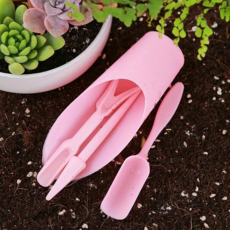 4pcs, Gardening Tool Set For Raising Flowers, Succulent Green Plants, Planting And Transplanting Seedlings. Scraper, Shovel