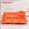 Hui Huang Melamine Six-Compartment Meal Tray