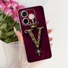 Transparente Hülle für Honor 500 Smart Cover Luxus A-Z Buchstaben Mode Cool Krone Weiche Hülle für Honor 500Smart