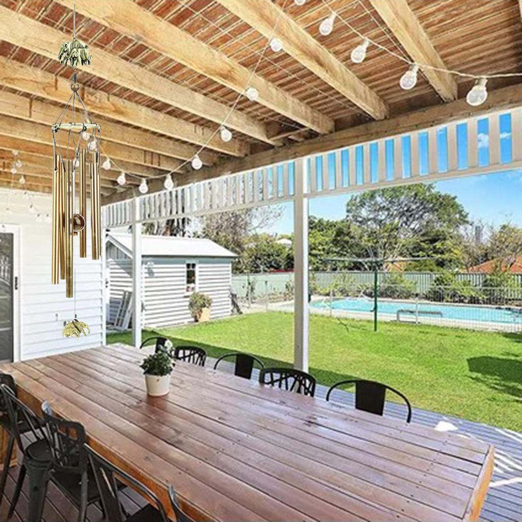 Outdoor-Windspiele für draußen mit entspannendem, sattem Klang Gedenk-Windspiele Geschenke für Mama Tolles Geschenk für Ihre eigene Terrasse Veranda Garten und Hinterhof