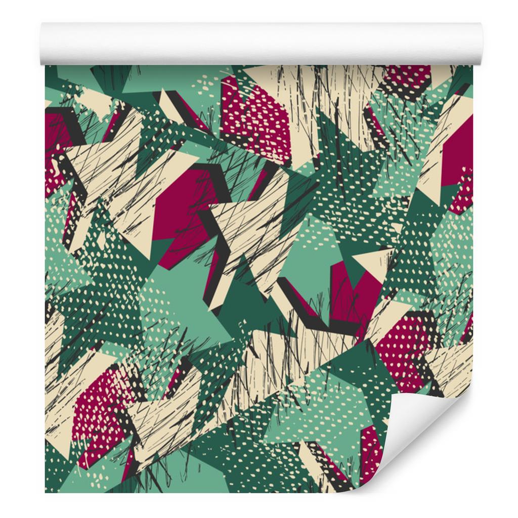 Green Graffiti Wallpaper for Living Room and Bedroom 50x1000