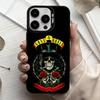 Band G-Guns-S N R-Roses  Phone Case For iPhone17,16,15,14,13,12,11 Plus,Pro Max Candy Silver Plated Inside Cover