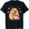 Cute Girls Capybara Ramen Kawaii Tea Kawaii Capy Lover Kids T-Shirt