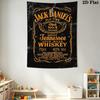Jack Daniel'S Tennessee Whiskey Timeless Classic Tapestry Wallmounted Fashion Print Background Cloth Atmospheric Background Cloth Home Decor