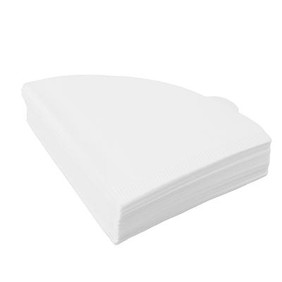 100pcs Coffee Filters Soft Texture Wood Pulp Coffee Filter Paper Cone for Drip Coffee Maker