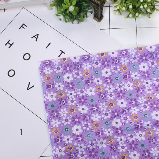 5Pcs 50cmx50cm Mixed Color Floral Print DIY Patchwork Sewing Quilting Cloth
