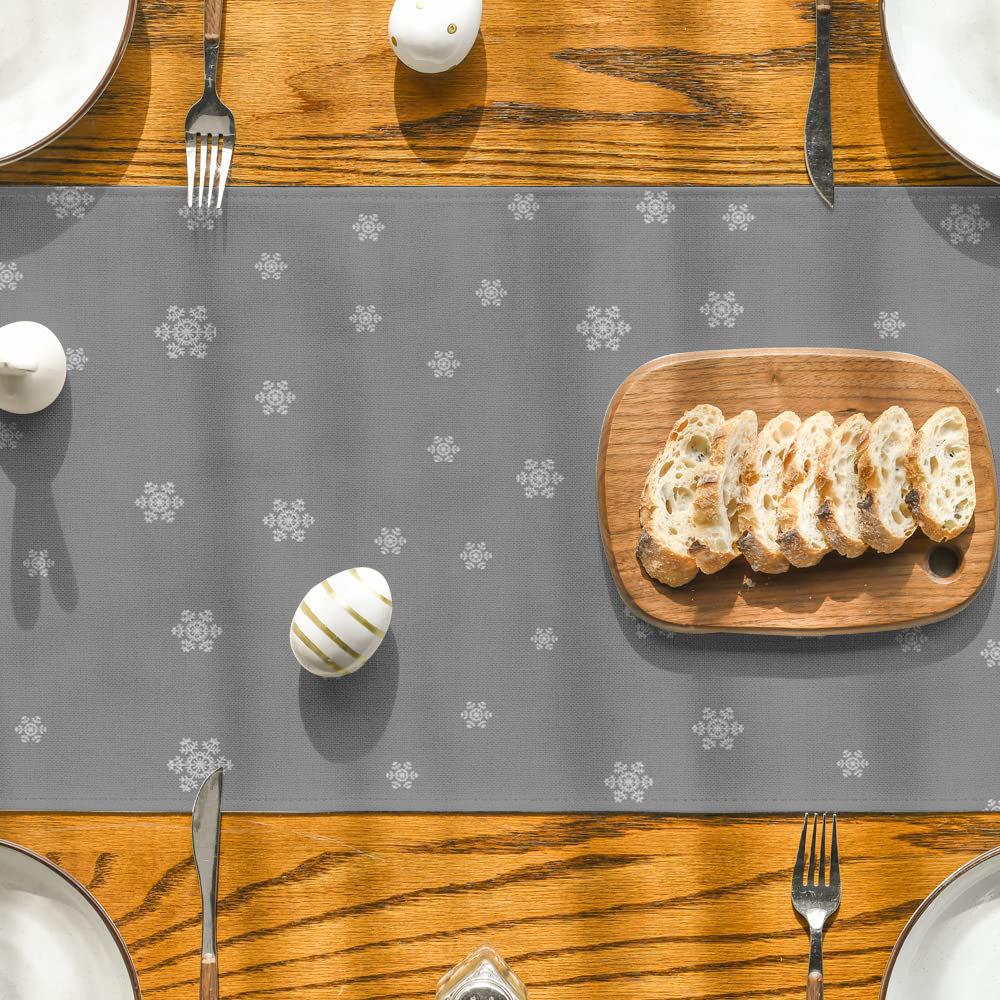 Christmas Table Runner Plaid Seasonal Farmhouse Holiday Table Cloth Home Party Decoration