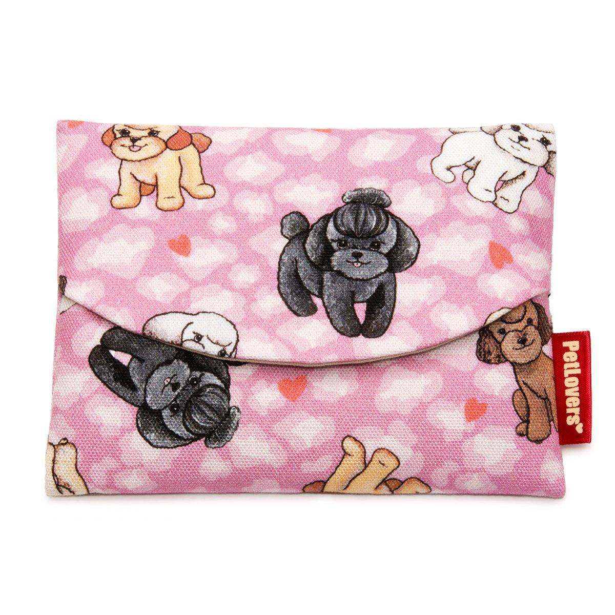 

Тканевый карманный чехол для платка Pet Lovers Toy Poodle Light Red Purple TK-122R