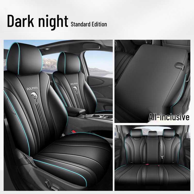 25 BYD Dolphin Leather Seat Covers, All-Season, Breathable, Full Coverage for Intelligent Driving Version