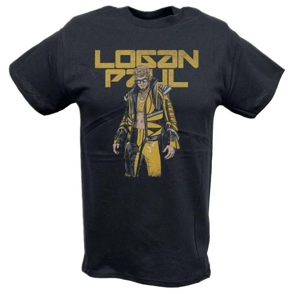 Logan Paul Pose Yellow Black Tshirt M