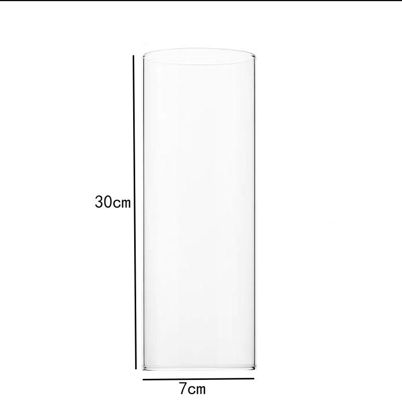High Borosilicate Glass Windproof Candle Cover for Wedding Candelabra and Buddha Butter Lamp
