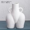 Human Body Shaped Creative Ceramic Docking Vase, Dried Flower Arrangement, Simple Modern Art, Home Decoration, Office Vase