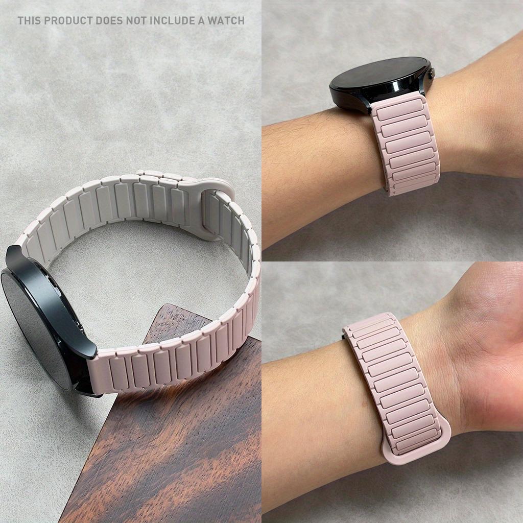 Wave Pattern Magnetic Strap for Huawei GT5/5 Pro/4/3/3 Pro Comfortable Flexible Smartwatch Replacement Fitness Watch Band