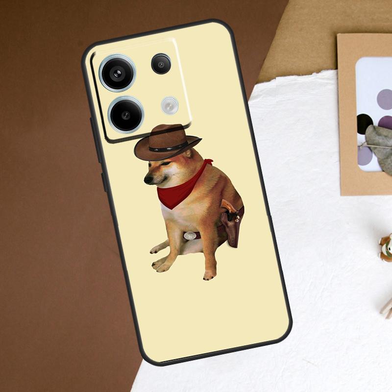 Cheems Shiba Inu Doge Meme Phone Case For Redmi Note 12 13 Pro Plus 9 10 11 Pro 9S 10S 11S 12S Redmi 10C 12C 13C Cover