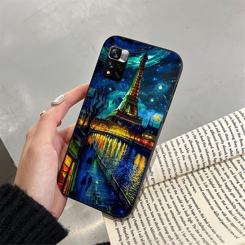 Eiffelturm Funda Handyhülle Für Xiaomi Redmi note 14 Pro 14 13 12 11 10 Pro 14S 12S 11S Redmi 14C 13C 10