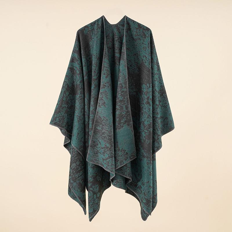 Imitation Cashmere Women Scarf Autumn Winter Floral Warm Femme Wrap Blanket Capa Para Mujer Pashmina Shawls Poncho Echarpe Hiver