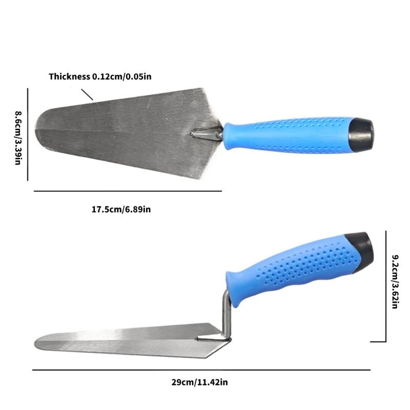 Multipurpose Carbon Steel Plastering Trowel for Professional Wall Scraping and Smoothing Flat Finishing Trowel