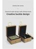 Brocade Bracelet, Rope Buckle Retro Jewelry Box; Pendant Necklace Storage for Jade and Play.