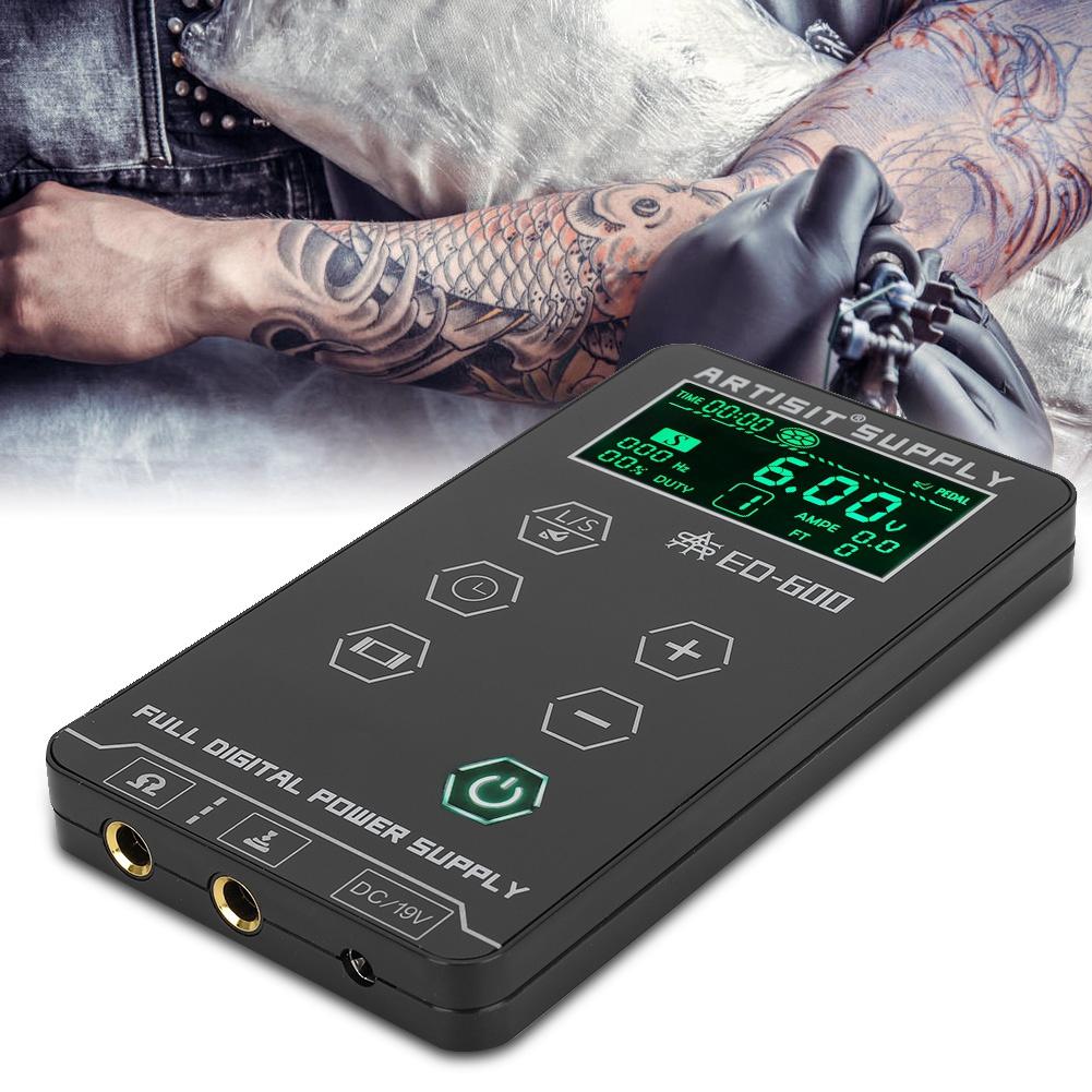 - Touch Screen Digital Display Tattoo Machine Power Supply DC Connection
