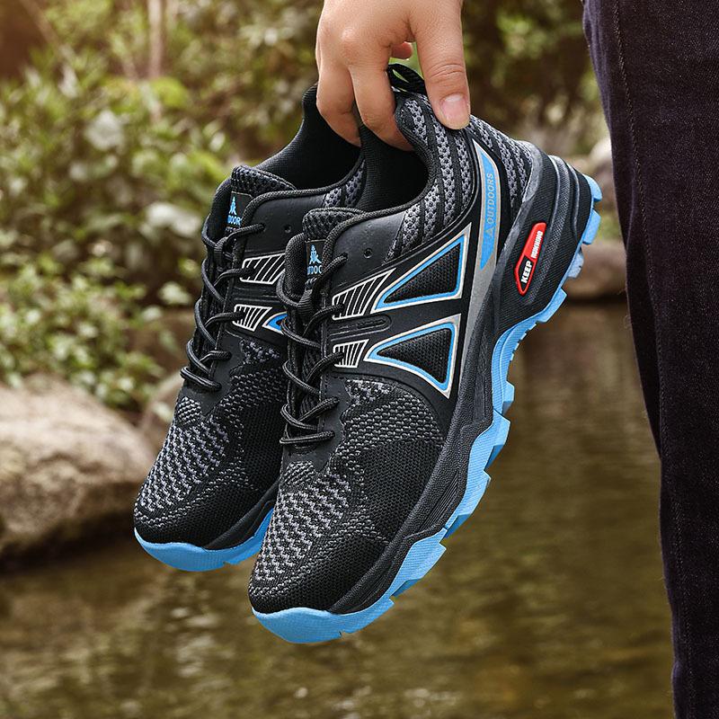 New Hiking Shoes Men's Large Size Breathable Outdoor Cycling Shoes Travel Camping Off-road Hiking Shoes