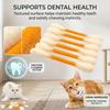 Creative Large Cotton Swab Shaped Catnip Toy 6-Pack Giant Kitten Grinding Biting Stick Durable Teeth Cleaning And Grinding Rope
