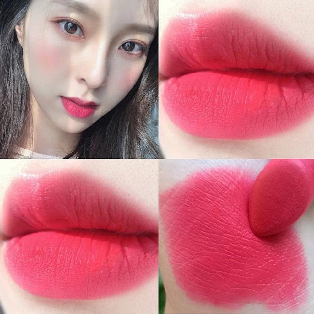 McCarty Lun Pfirsichrosa Lippenstift: Babyrosa, Rosenrot, Barbie-Pink, Pfirsich, Rose, Lila Nude-Töne für einen leichten oder No-Makeup-Matte-Look.