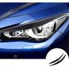 Carbon Fiber Front Headlight Eyebrow Eyelid Cover Trim for Infiniti Q60 2015-2022,Headlight Eyelids Trim,Q60 Accessories Headlamp Decoration