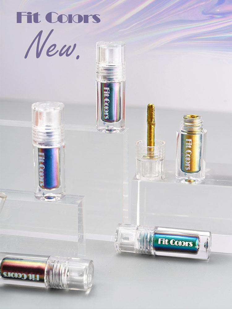 Optical Chameleon Eyeshadow Liquid Dazzling Stage Makeup High Light Film Forming Eyeshadow Liquid Lip Liquid