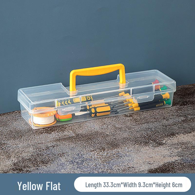 Transparente Lange Schmale Aufbewahrungsbox für Lötkolben und Werkzeuge