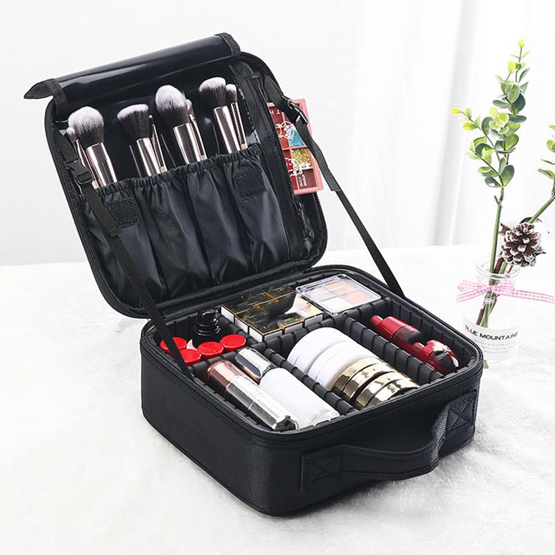 Neue Make-up-Tasche für Frauen, wasserdicht, notwendig, für Schönheitspinsel, Stickerei, Werkzeug, Aufbewahrung, Kosmetiktasche, professionelle Make-up-Box