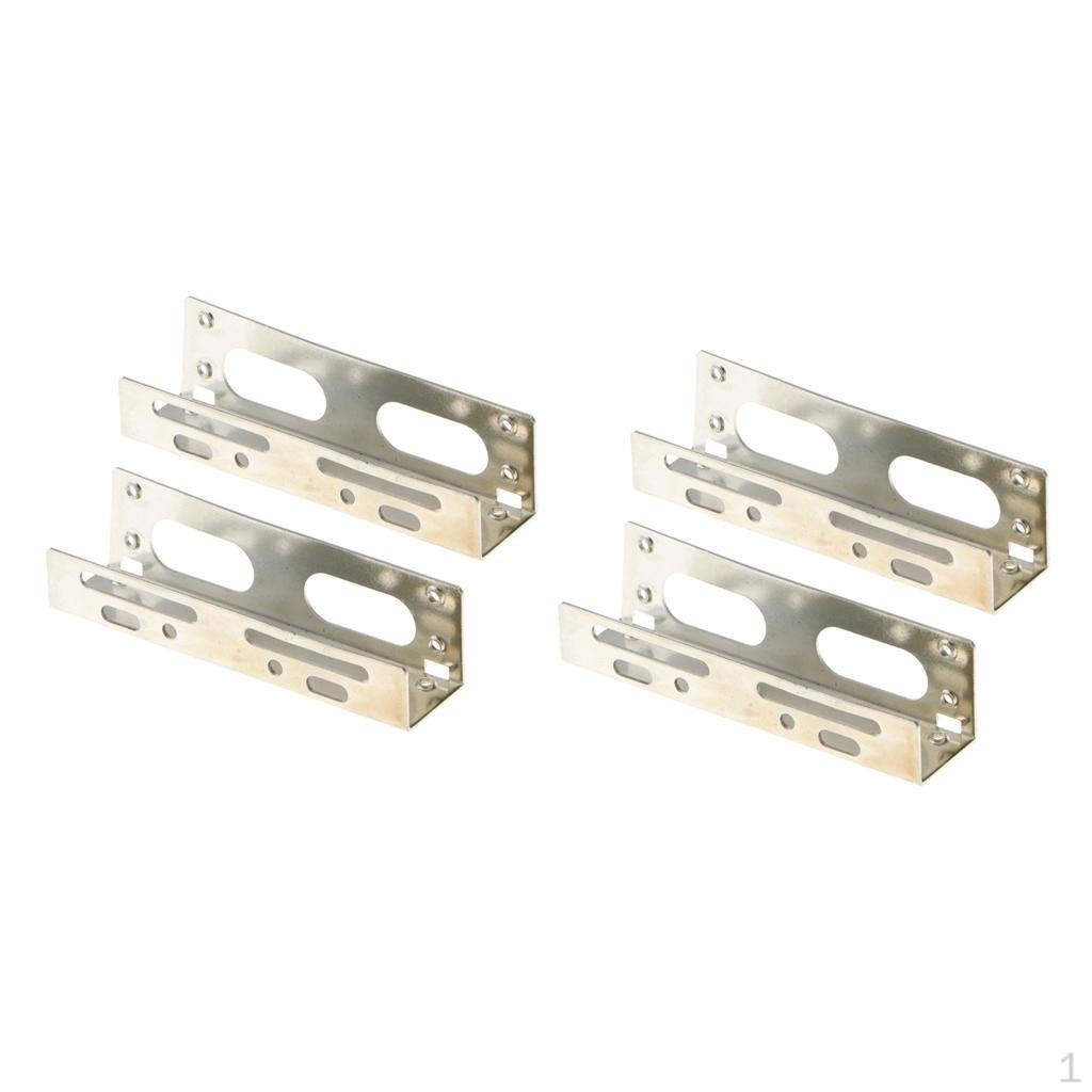 2pcs Interface 3.5inch HDD to 5.25 inch Bay Mounting Bracket