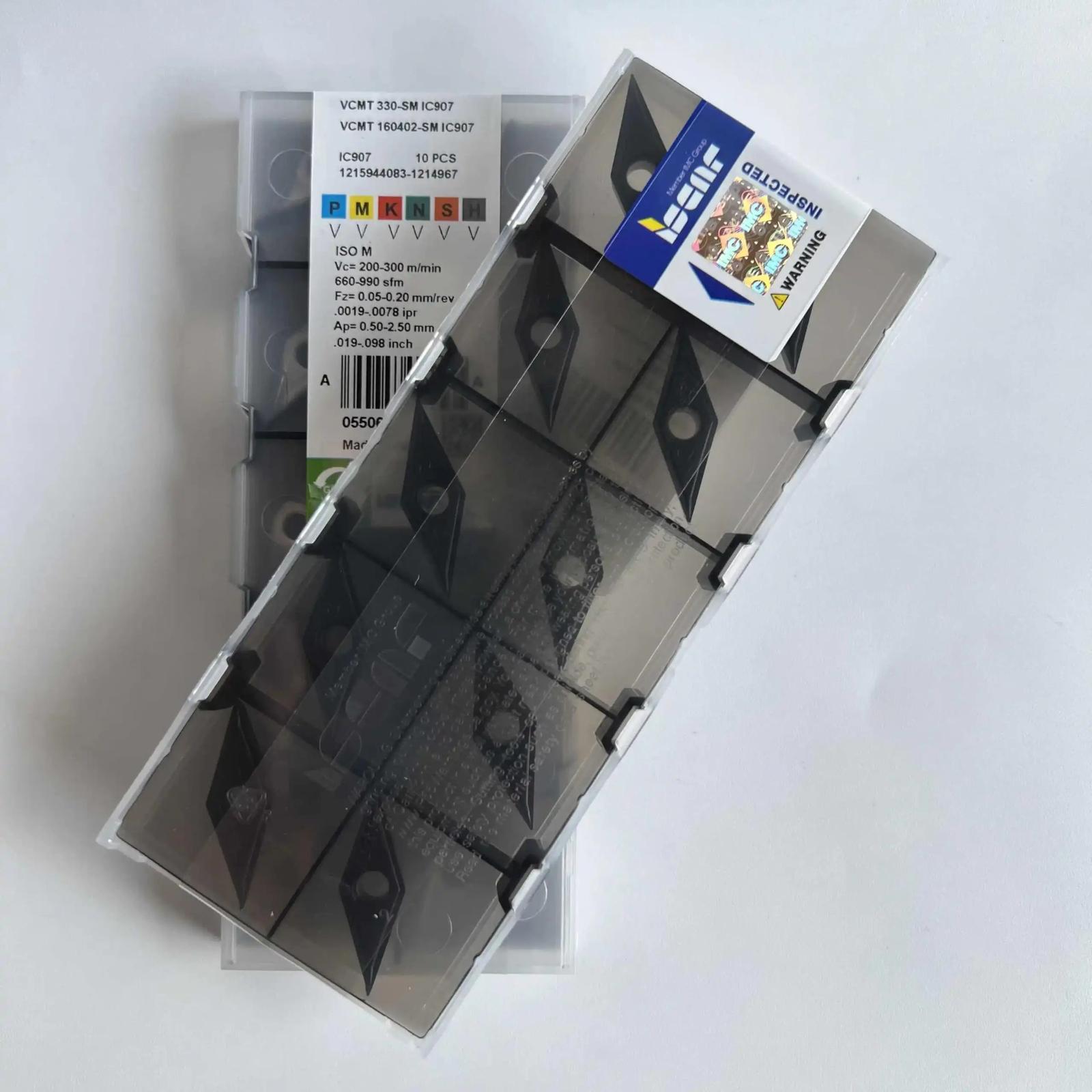

ISCAR / VCMT160402-SM IC907 Industrial indexable carbide inserts 10 Pcs