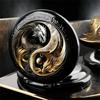 Mini Vintage Cool Pocket Watch Two Dragons Elegant Exquisite Clock With Necklace Chain Lovers Masculino Relogio Best Gift