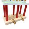 Children Track Game Toy Luxury Wood Track Accessories Scene Beautiful Station Compatible Train Wood Boys Gifts