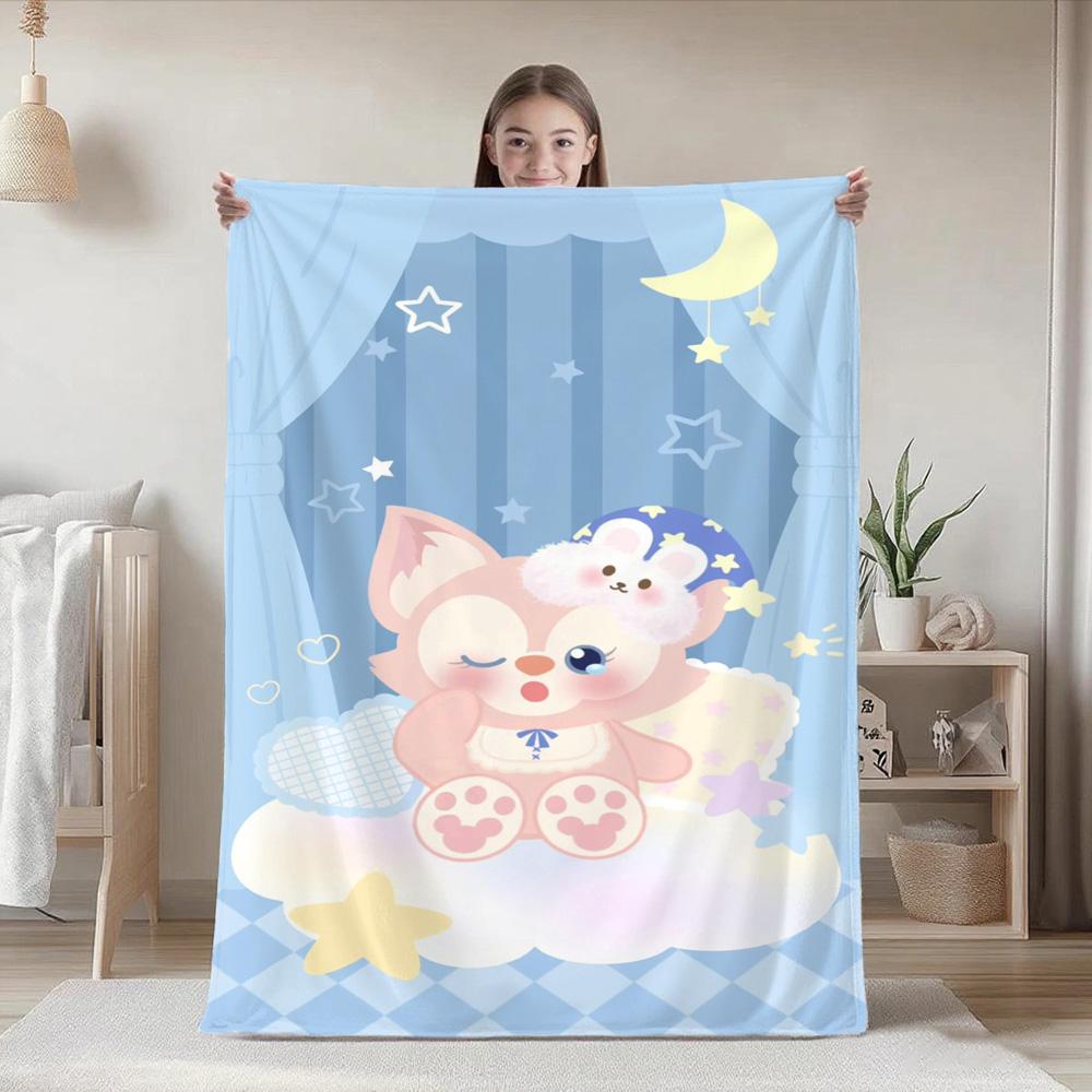 Home and Decoration Cute Fashion Throw Blankets for Beds/sofa L-Linabell rabit Blanket for Camping/Traveling Blanket Best Gifts
