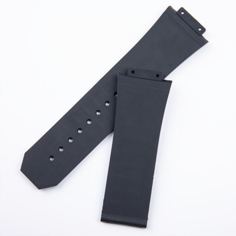 Men's Rubber Strap For HUBLOT Series Sports Strap 19mm*29mm Women's Silicone Rubber Strap Folding Buckle 24mm Watch Accessories