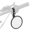KEMIMOTO KTM 2504 Motorcycle Bar End Mirror, Vehicle Inspection Compatible, Bike Mirror, Round, Left