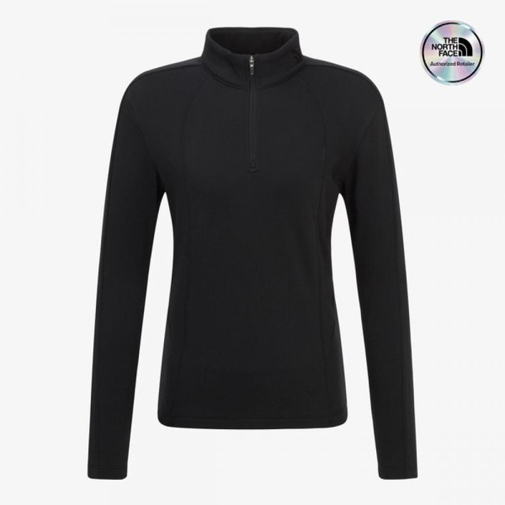 The North Face Women S Long Sleeve Zip Up Black Nt7lr82a BLACK/085