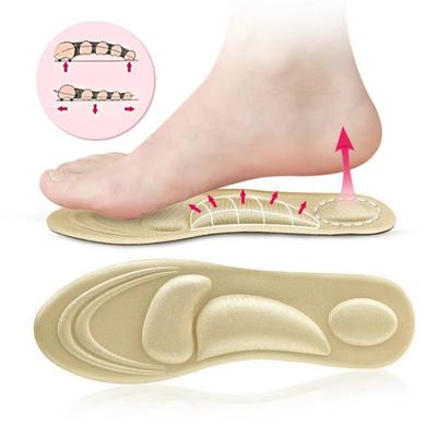 2 PCS Sponge Insoles Men Women Pain Relief Soft 4D Memory Foam Orthopedic Insoles Shoes Flat Feet Arch Support Insole Sport Pads