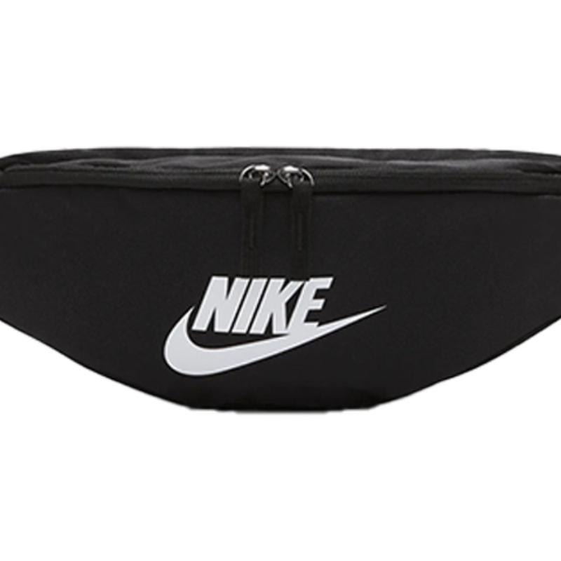 Nike Polyester Crossbody Bag, Fanny Pack Unisex Black Casual BA5750-020