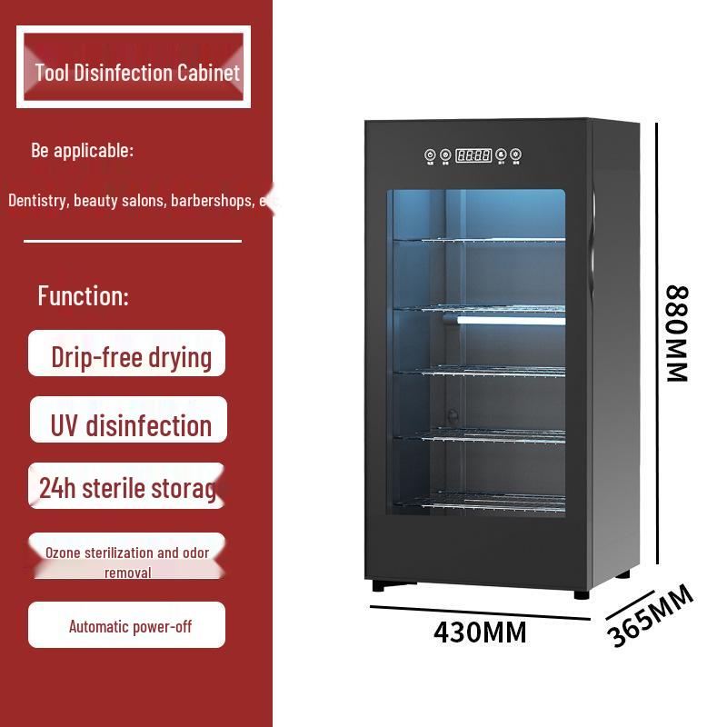 Beauty Salon UV Disinfection Cabinet for Nail and Tattoo Tools with Drying Function