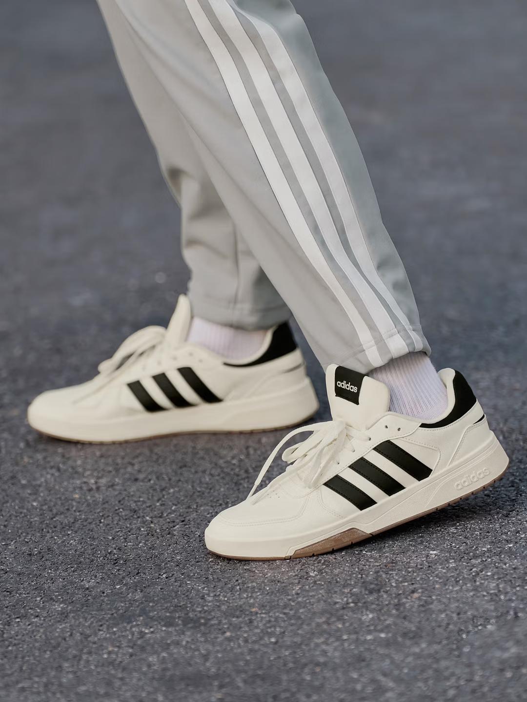 Adidas COURTBEAT Повседневные баскетбольные тренировочные кроссовки Adidas KI6783 47 слоновая кость