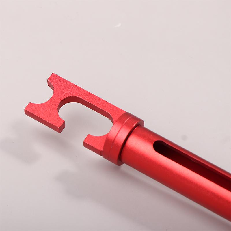 מוט תמיכה להברקת רכב מוט תמיכה אלומיניום נשלף מוט קיבוע לדלת רכב מוט תמיכה מתארך מתכוונן לאוטו