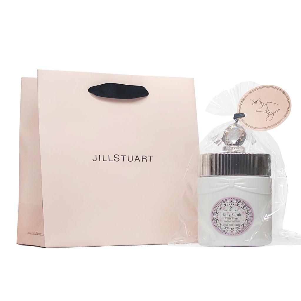 JILL STUART White Floral Body Moisturizing body Perfect for White and Includes a shopping bag and original paper and beauty for men and Pre-wrapped.
