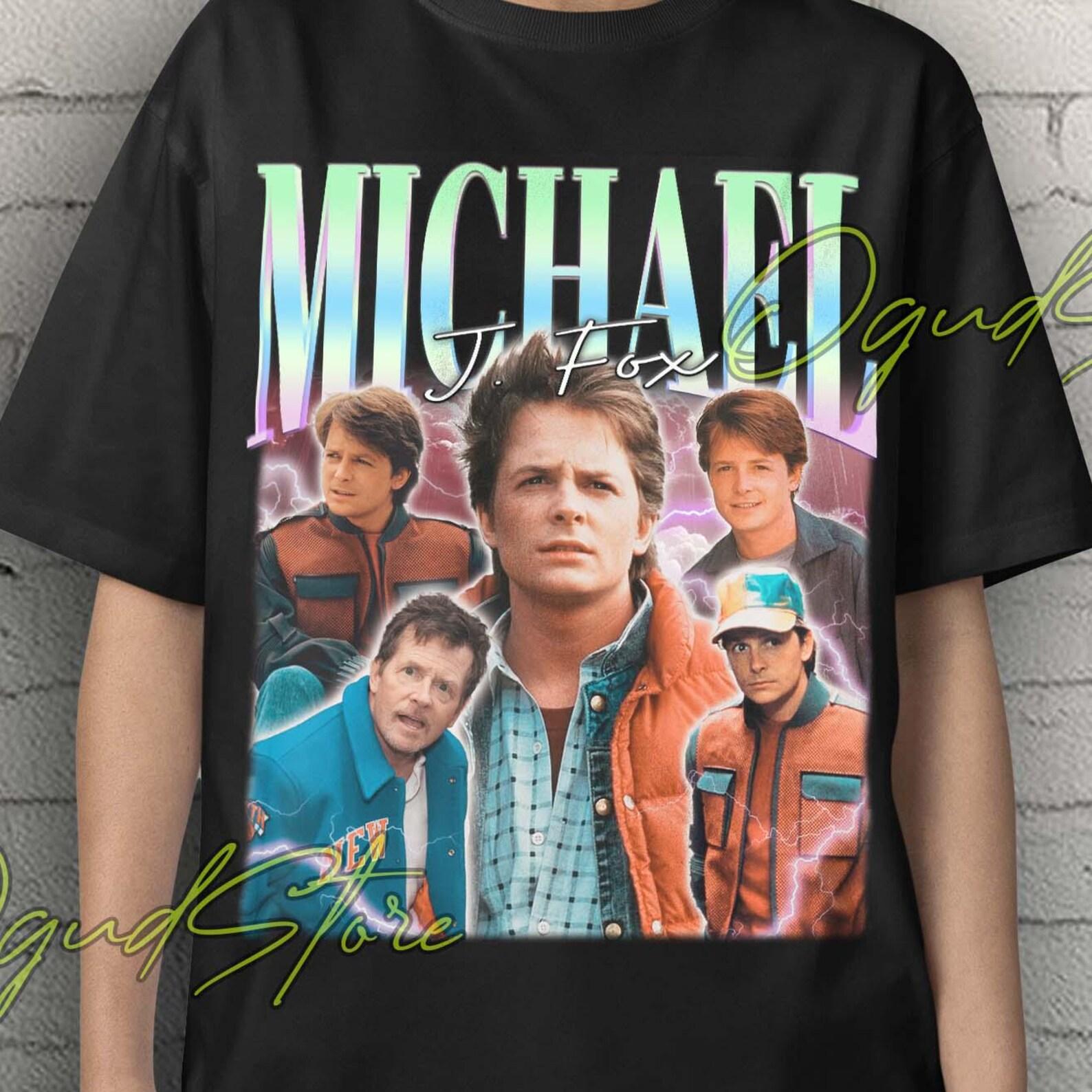 Michael J Fox Shirt, Michael J Fox Tshirt, Michael J Fox Retro Shirt, Michael J Fox Graphic Shirt, Michael J Fox Art, Michael J Fox Poster L