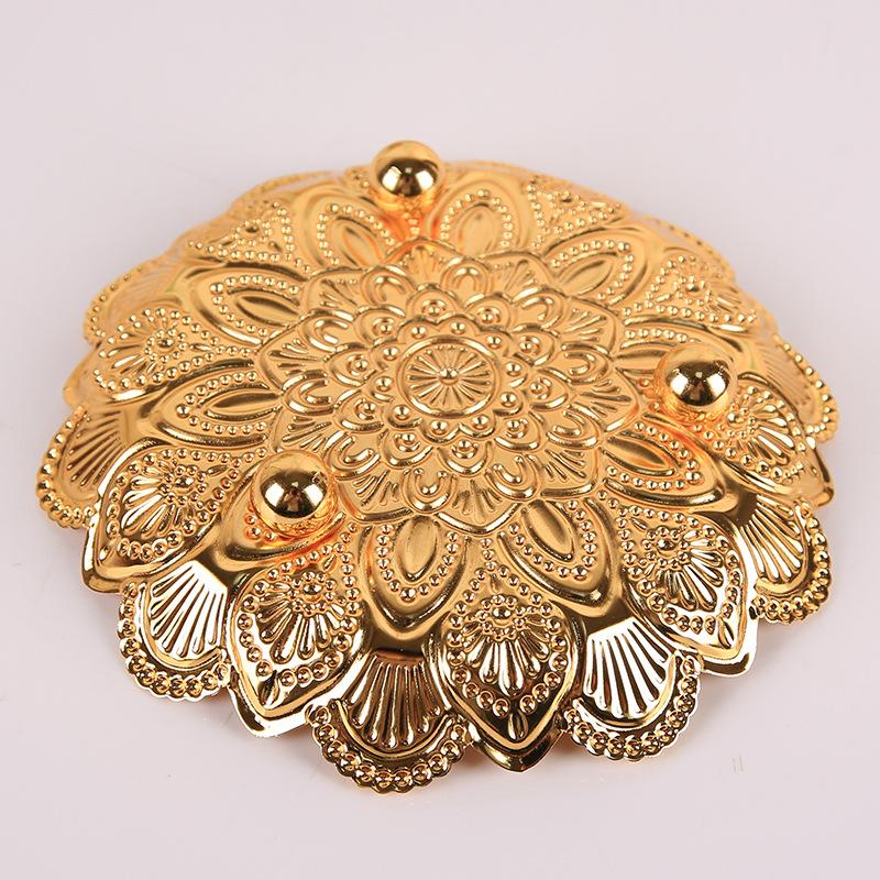 Gyllene Snack Snacktallrik Koreansk Kimchi-tallrik Snack Kallgrönsakstallrik Måltidsskål