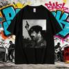 2025 Sommer Saddam Hussein mit Waffe Lustiges Meme T-Shirts Herren Damen Mode Übergroß Unisex 100% Reine Baumwolle Bedrucktes T-Shirt