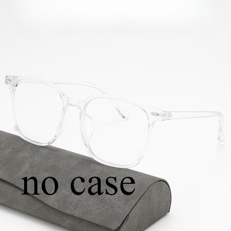 

Anti Blue Light Flat Frame Korean Version Men s and Women s Generous Frame Trendy, Plain and Ultra Light Frame Glasses белый